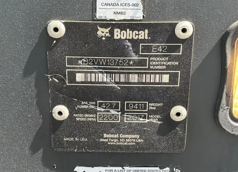 2017 Bobcat E42 photo 37